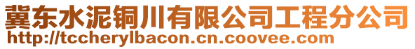 冀東水泥銅川有限公司工程分公司