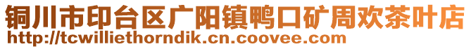 銅川市印臺(tái)區(qū)廣陽(yáng)鎮(zhèn)鴨口礦周歡茶葉店