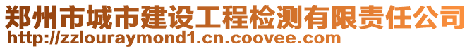 鄭州市城市建設(shè)工程檢測有限責(zé)任公司