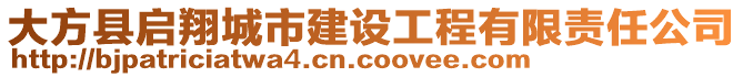 大方縣啟翔城市建設(shè)工程有限責(zé)任公司