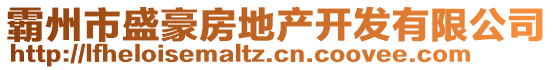 霸州市盛豪房地產(chǎn)開(kāi)發(fā)有限公司