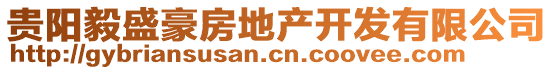 貴陽毅盛豪房地產(chǎn)開發(fā)有限公司