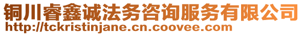 銅川睿鑫誠法務(wù)咨詢服務(wù)有限公司