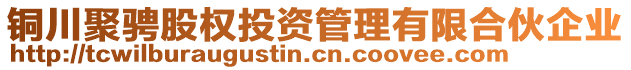 銅川聚騁股權投資管理有限合伙企業