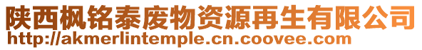 陜西楓銘泰廢物資源再生有限公司