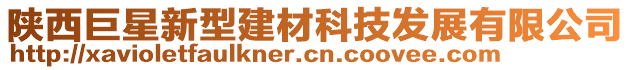 陜西巨星新型建材科技發(fā)展有限公司