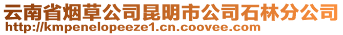 云南省煙草公司昆明市公司石林分公司