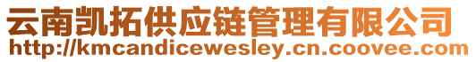 云南凱拓供應(yīng)鏈管理有限公司