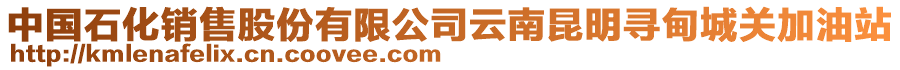中國(guó)石化銷售股份有限公司云南昆明尋甸城關(guān)加油站