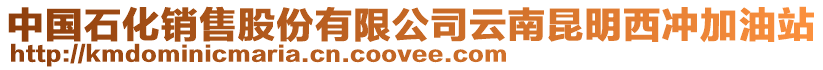 中國石化銷售股份有限公司云南昆明西沖加油站