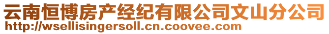 云南恒博房產(chǎn)經(jīng)紀(jì)有限公司文山分公司