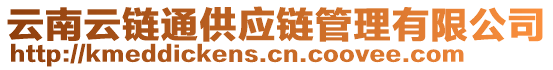 云南云鏈通供應鏈管理有限公司