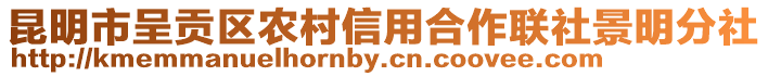 昆明市呈貢區農村信用合作聯社景明分社