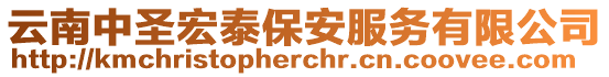 云南中圣宏泰保安服務(wù)有限公司