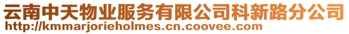 云南中天物業服務有限公司科新路分公司