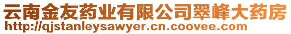 云南金友藥業(yè)有限公司翠峰大藥房