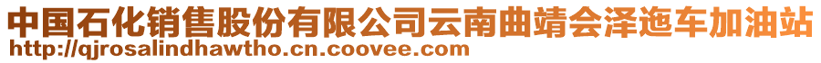 中國(guó)石化銷(xiāo)售股份有限公司云南曲靖會(huì)澤迤車(chē)加油站