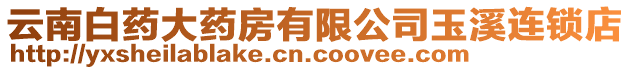 云南白藥大藥房有限公司玉溪連鎖店