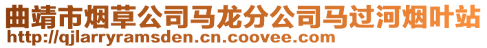 曲靖市煙草公司馬龍分公司馬過河煙葉站