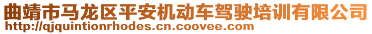 曲靖市馬龍區(qū)平安機(jī)動(dòng)車駕駛培訓(xùn)有限公司