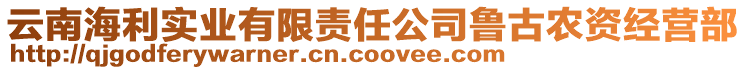 云南海利實業(yè)有限責任公司魯古農(nóng)資經(jīng)營部