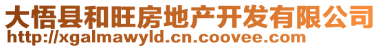 大悟縣和旺房地產(chǎn)開發(fā)有限公司