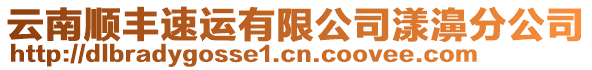 云南順豐速運有限公司漾濞分公司