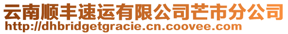 云南順豐速運(yùn)有限公司芒市分公司