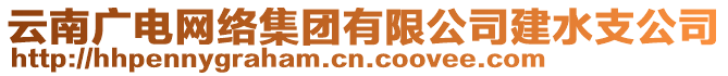 云南廣電網(wǎng)絡(luò)集團(tuán)有限公司建水支公司