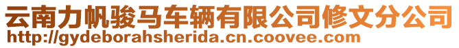 云南力帆駿馬車(chē)輛有限公司修文分公司