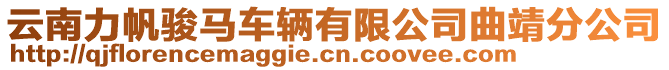 云南力帆駿馬車輛有限公司曲靖分公司