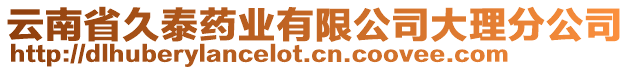 云南省久泰藥業(yè)有限公司大理分公司