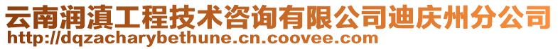 云南潤滇工程技術咨詢有限公司迪慶州分公司