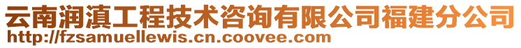 云南潤滇工程技術咨詢有限公司福建分公司