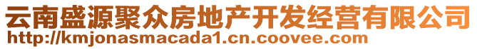 云南盛源聚眾房地產(chǎn)開發(fā)經(jīng)營有限公司