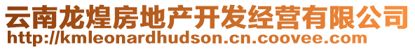 云南龍煌房地產(chǎn)開發(fā)經(jīng)營有限公司