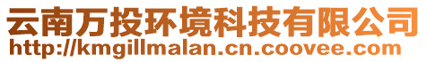 云南萬投環(huán)境科技有限公司