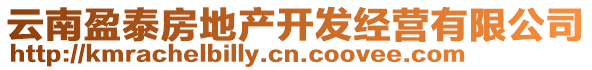 云南盈泰房地產(chǎn)開(kāi)發(fā)經(jīng)營(yíng)有限公司