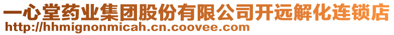 一心堂藥業(yè)集團股份有限公司開遠解化連鎖店