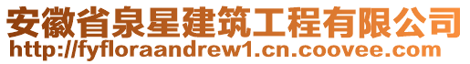 安徽省泉星建筑工程有限公司