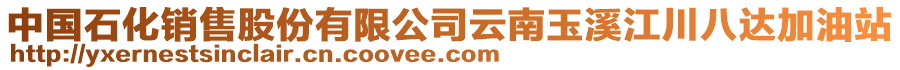 中國石化銷售股份有限公司云南玉溪江川八達加油站