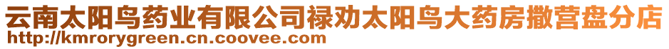 云南太陽鳥藥業(yè)有限公司祿勸太陽鳥大藥房撒營盤分店