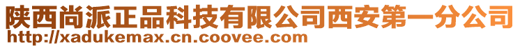 陜西尚派正品科技有限公司西安第一分公司