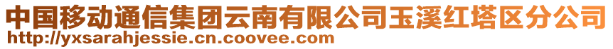 中國移動通信集團云南有限公司玉溪紅塔區(qū)分公司