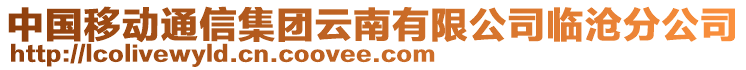 中國移動通信集團云南有限公司臨滄分公司