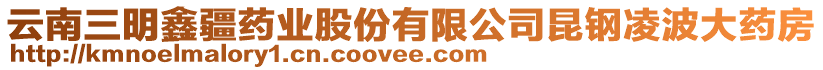 云南三明鑫疆藥業(yè)股份有限公司昆鋼凌波大藥房