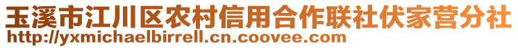 玉溪市江川區(qū)農(nóng)村信用合作聯(lián)社伏家營(yíng)分社