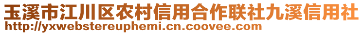 玉溪市江川區(qū)農(nóng)村信用合作聯(lián)社九溪信用社