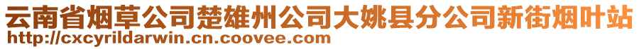 云南省煙草公司楚雄州公司大姚縣分公司新街煙葉站