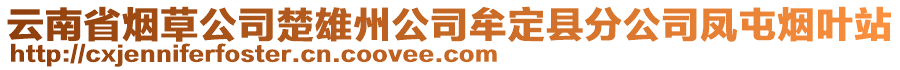 云南省烟草公司楚雄州公司牟定县分公司凤屯烟叶站